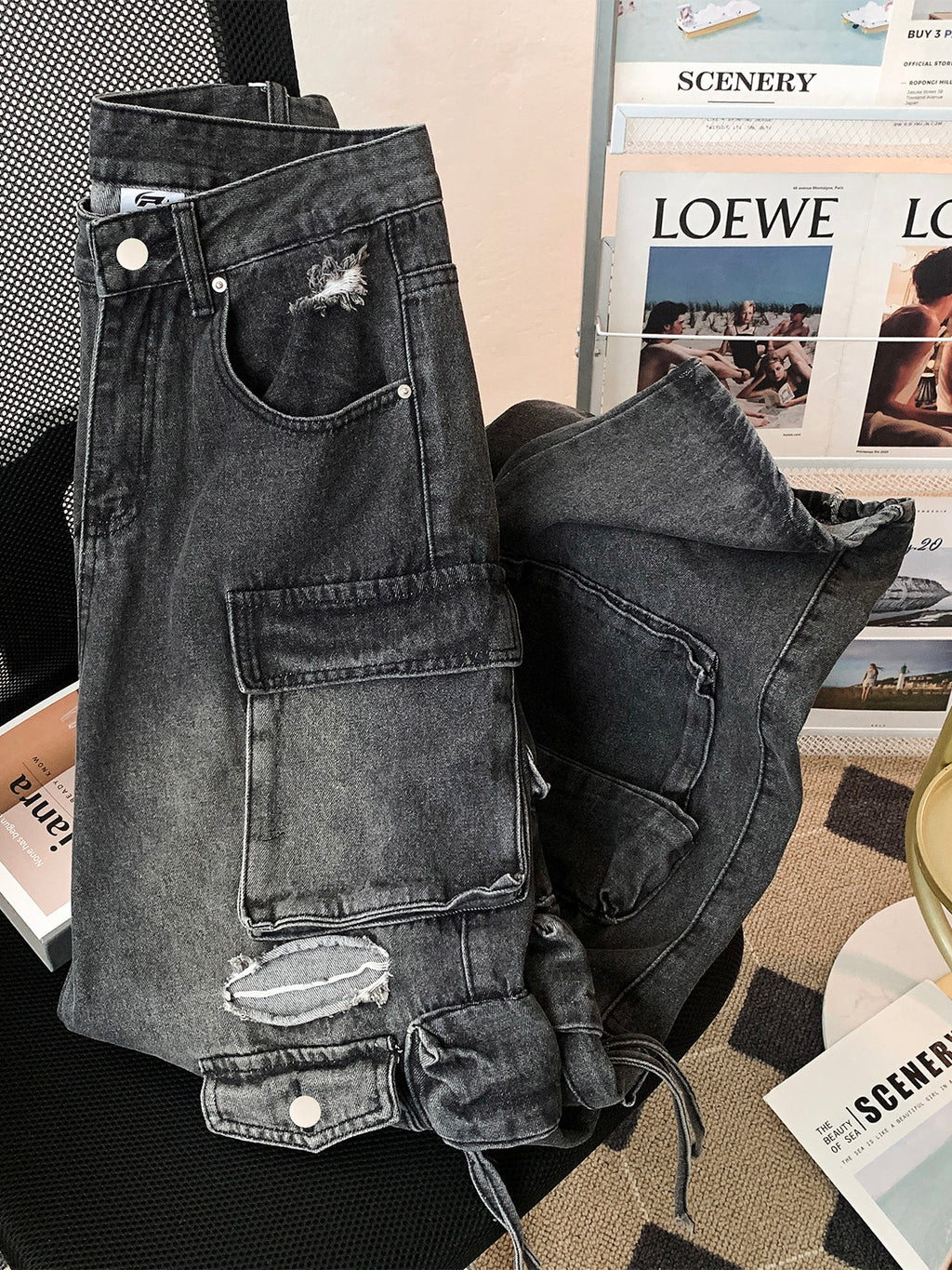 Jeans Baggy Holgados Denim Streetwear