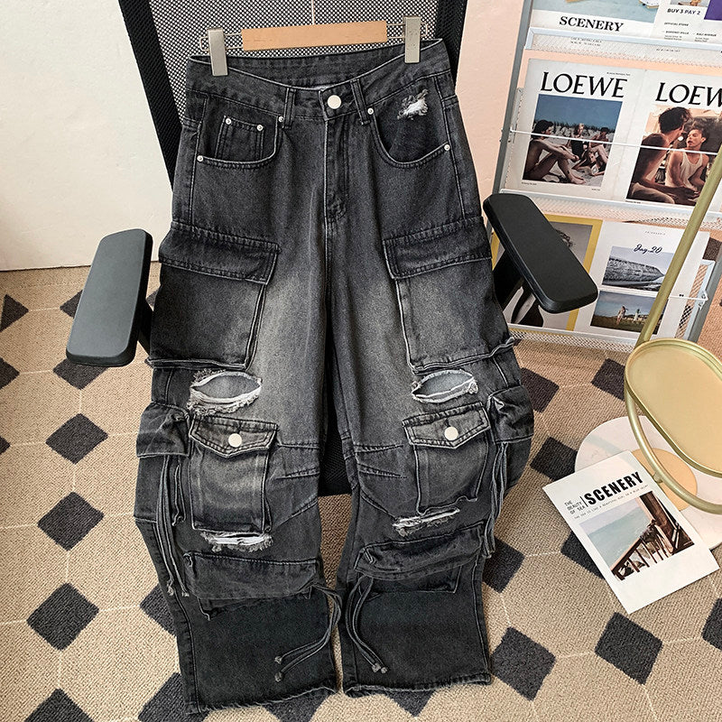 Jeans Baggy Holgados Denim Streetwear