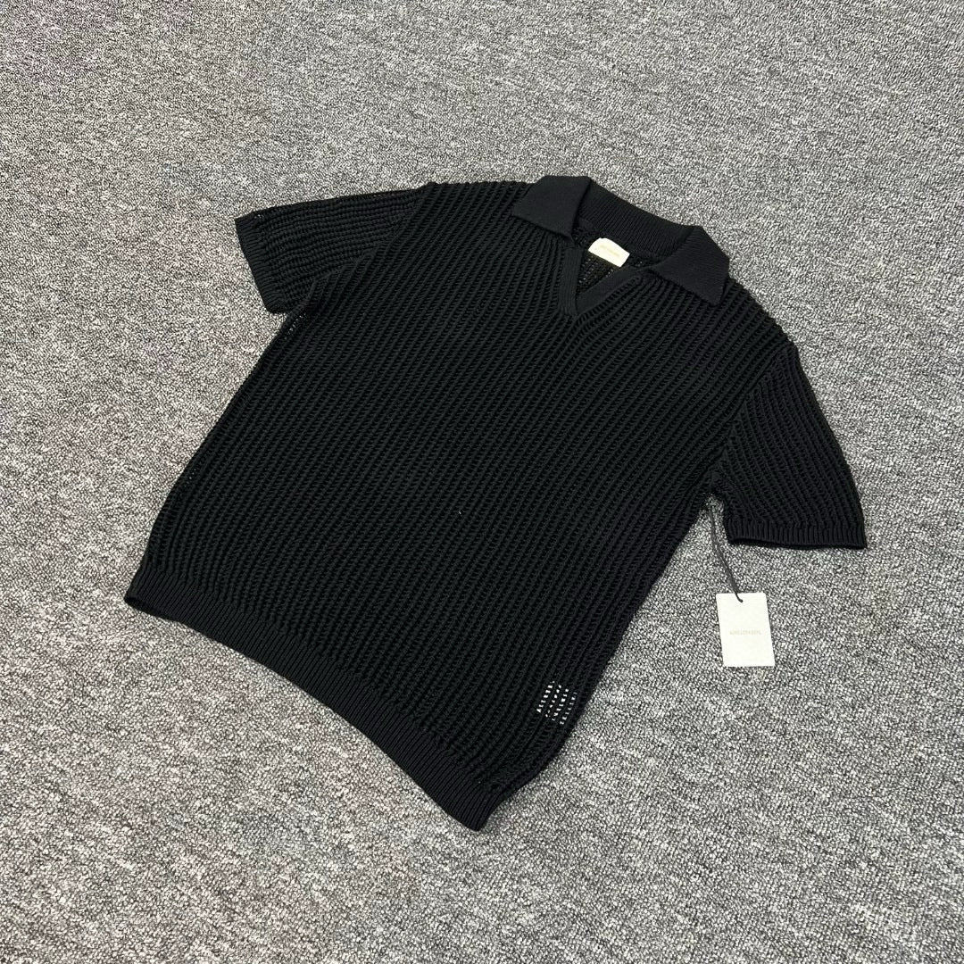 Polo Retro Recortado Punto Manga Corta