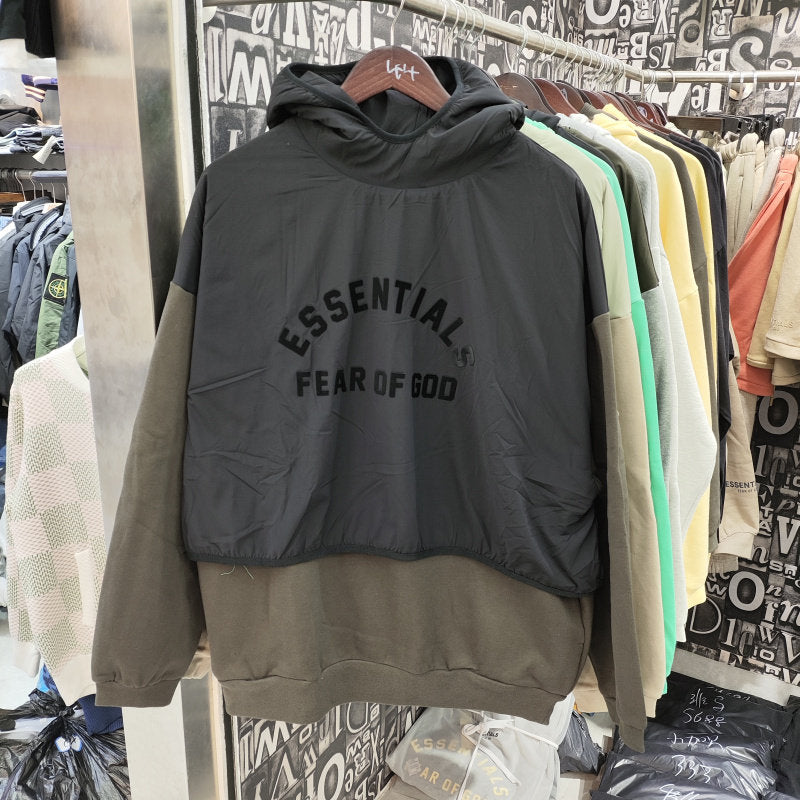 Sudadera Capucha ESSENT*ALS Minimalista Básico