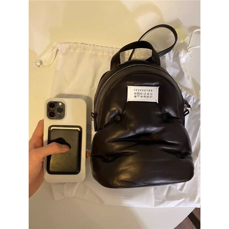 Mochila Margiela Mairon de Piel Imagen secundaria del producto