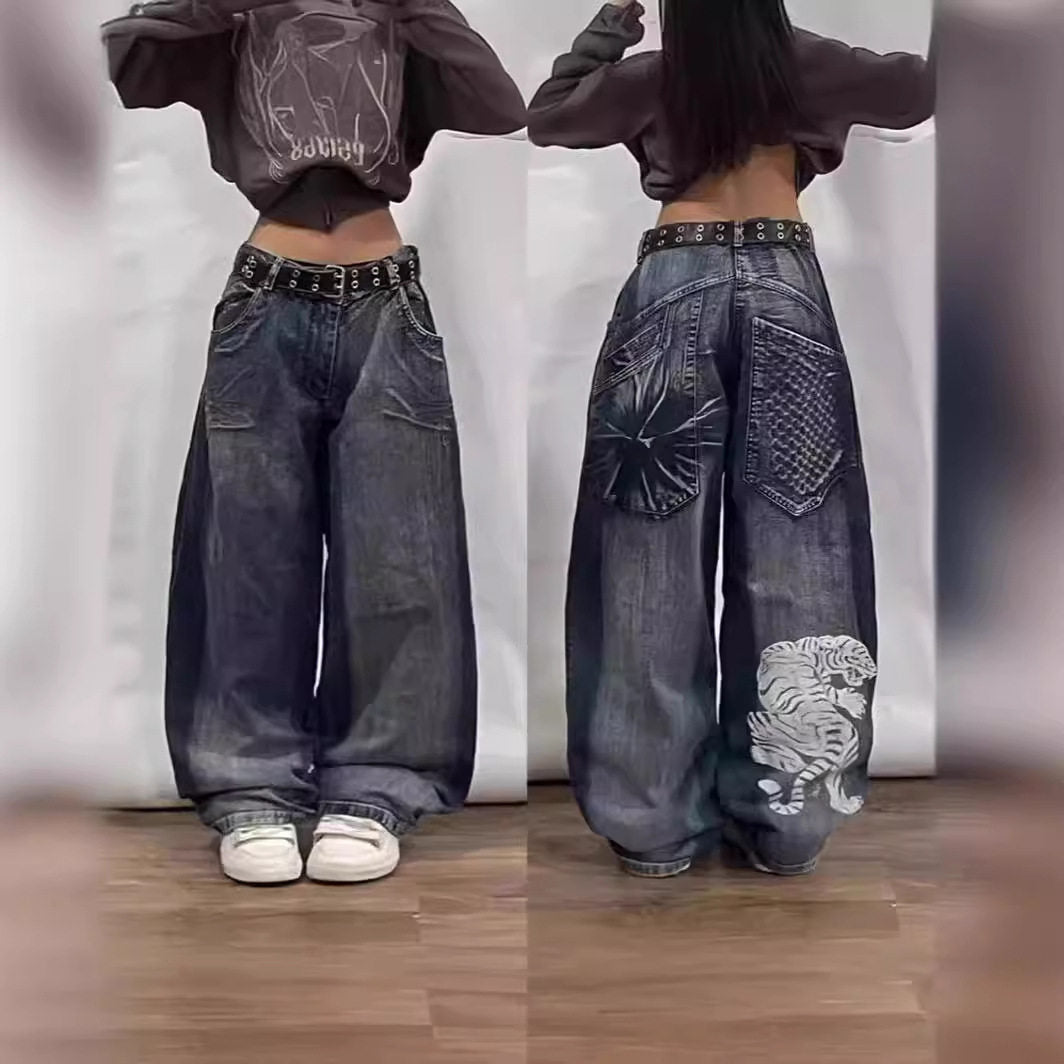 Jeans Holgados Estilo Urbano Imagen secundaria del producto