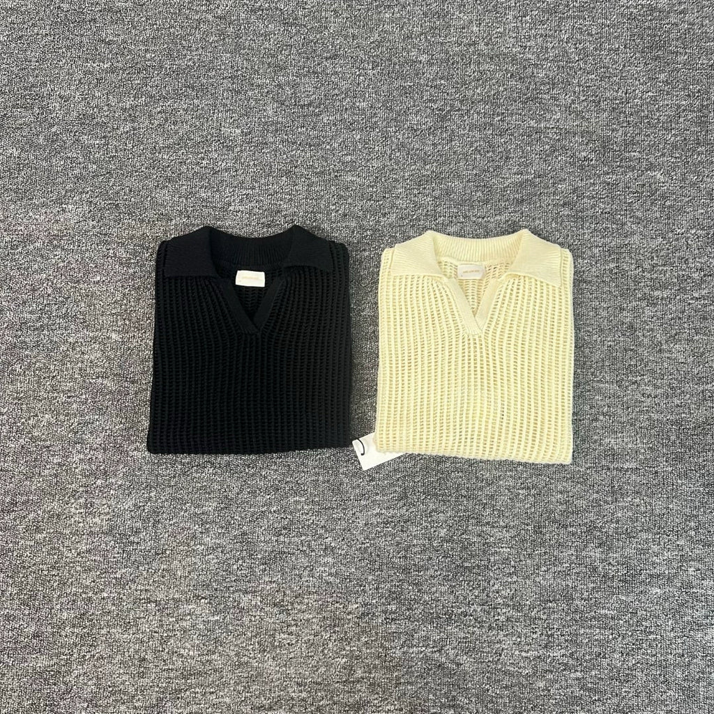 Polo Retro Recortado Punto Manga Corta