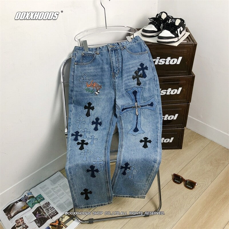 Pantalones Chrome Hearts Diseño Urbano Imagen secundaria del producto