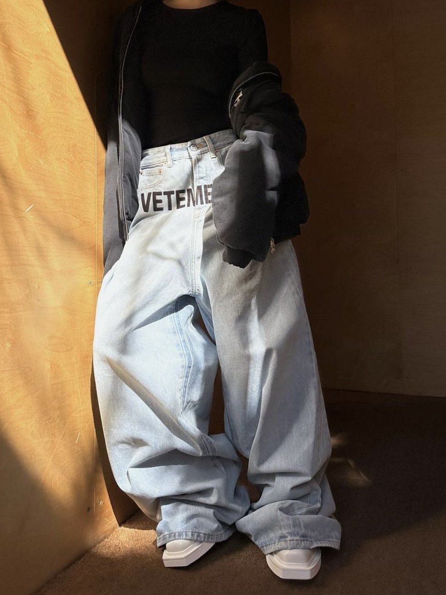 Jeans Baggy VET*MENTS Denim Holgado Streetwear