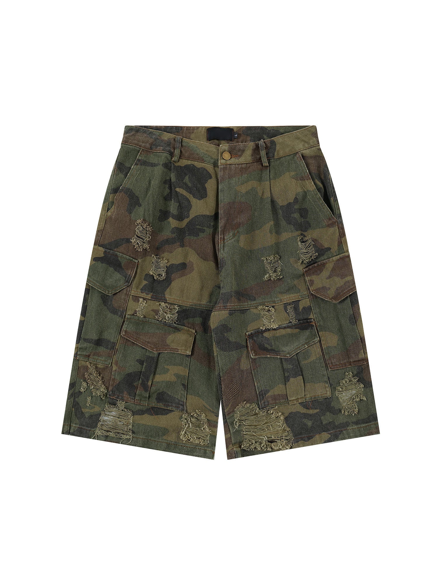 Jorts Cargo Camuflaje Denim Cortos Táctico