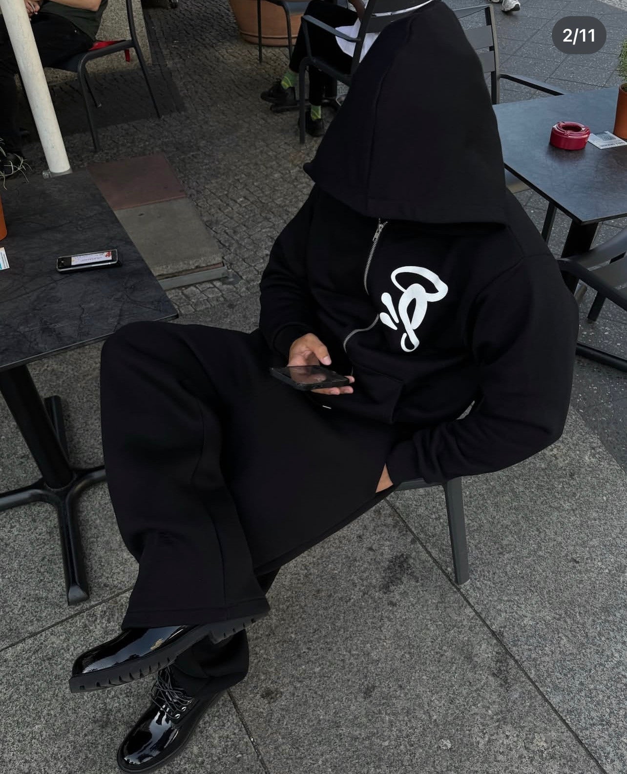 Sudadera Capucha AD*SYD Streetwear Urbano Imagen secundaria del producto