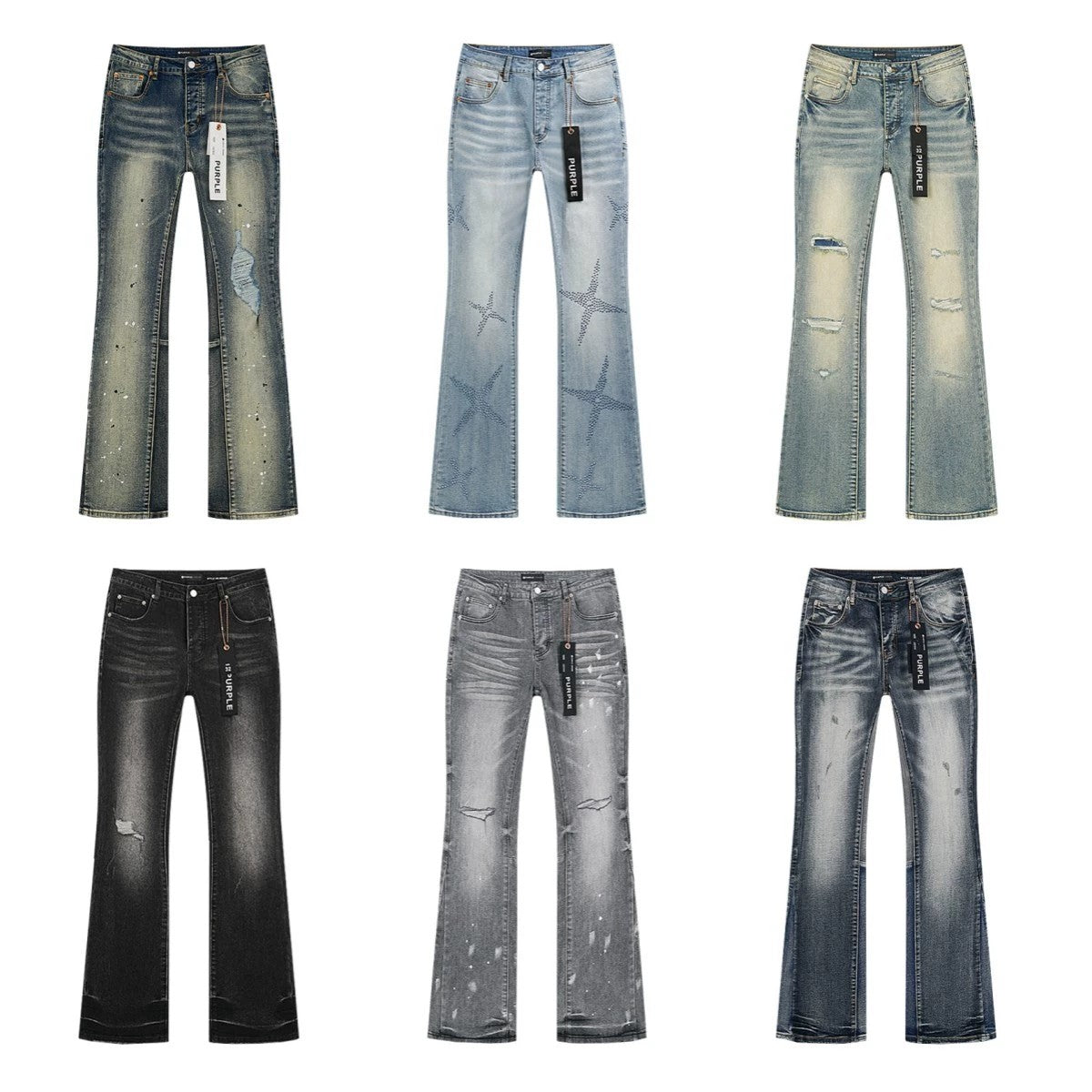 Jeans Purple Brand Estilo Urbano