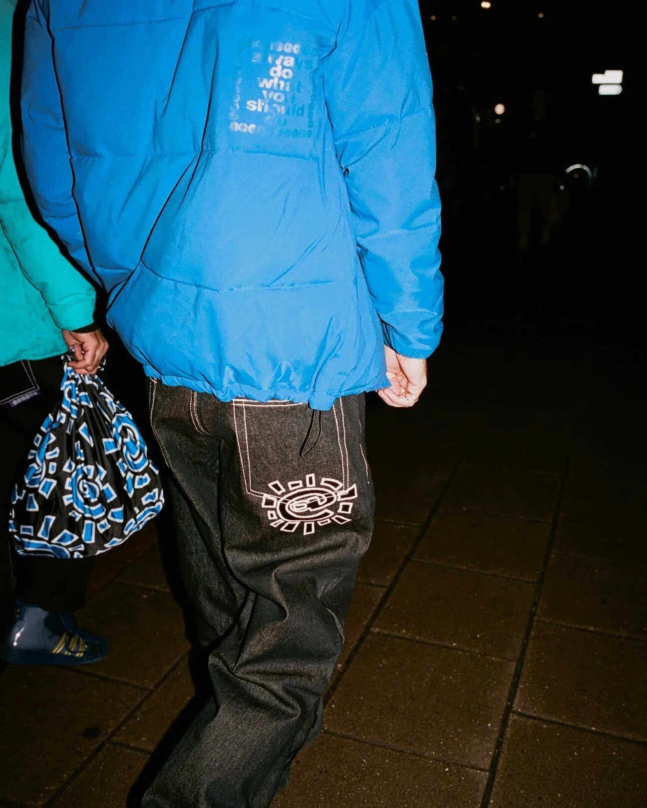 Jeans DWYSD Unisex Estilo Urbano Imagen secundaria del producto