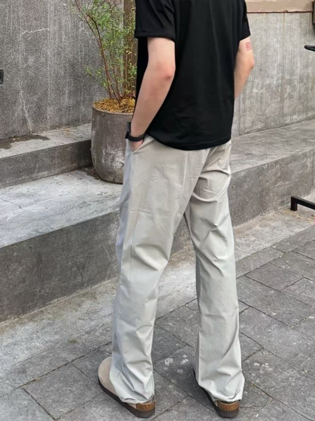 Pantalones Blank Básicos Streetwear Urbano Imagen secundaria del producto