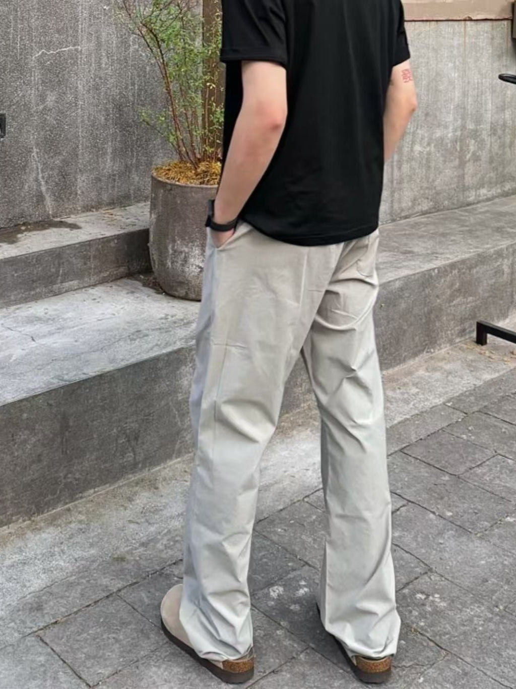 Pantalones Blank Básicos Streetwear Urbano