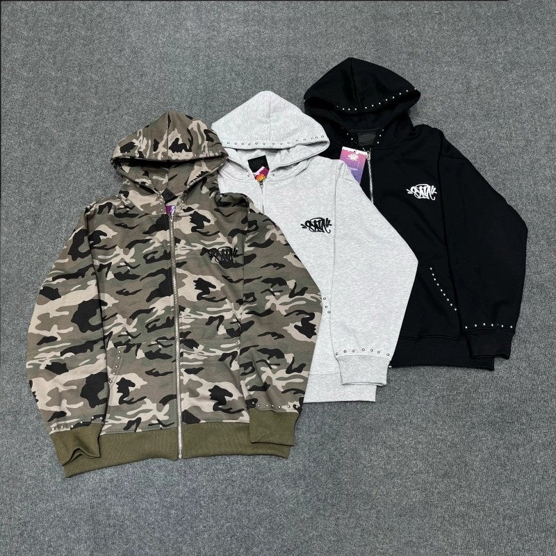 Sudadera Capucha Cremallera S*NA Streetwear Imagen principal del producto