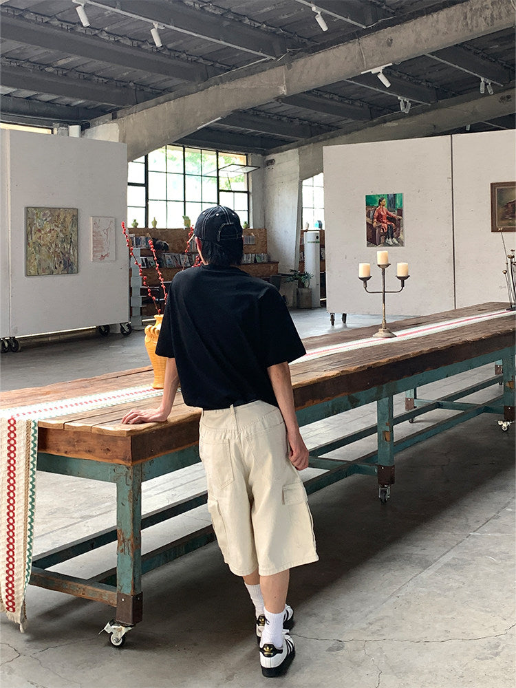 Jorts Cargo Denim Cortos Streetwear