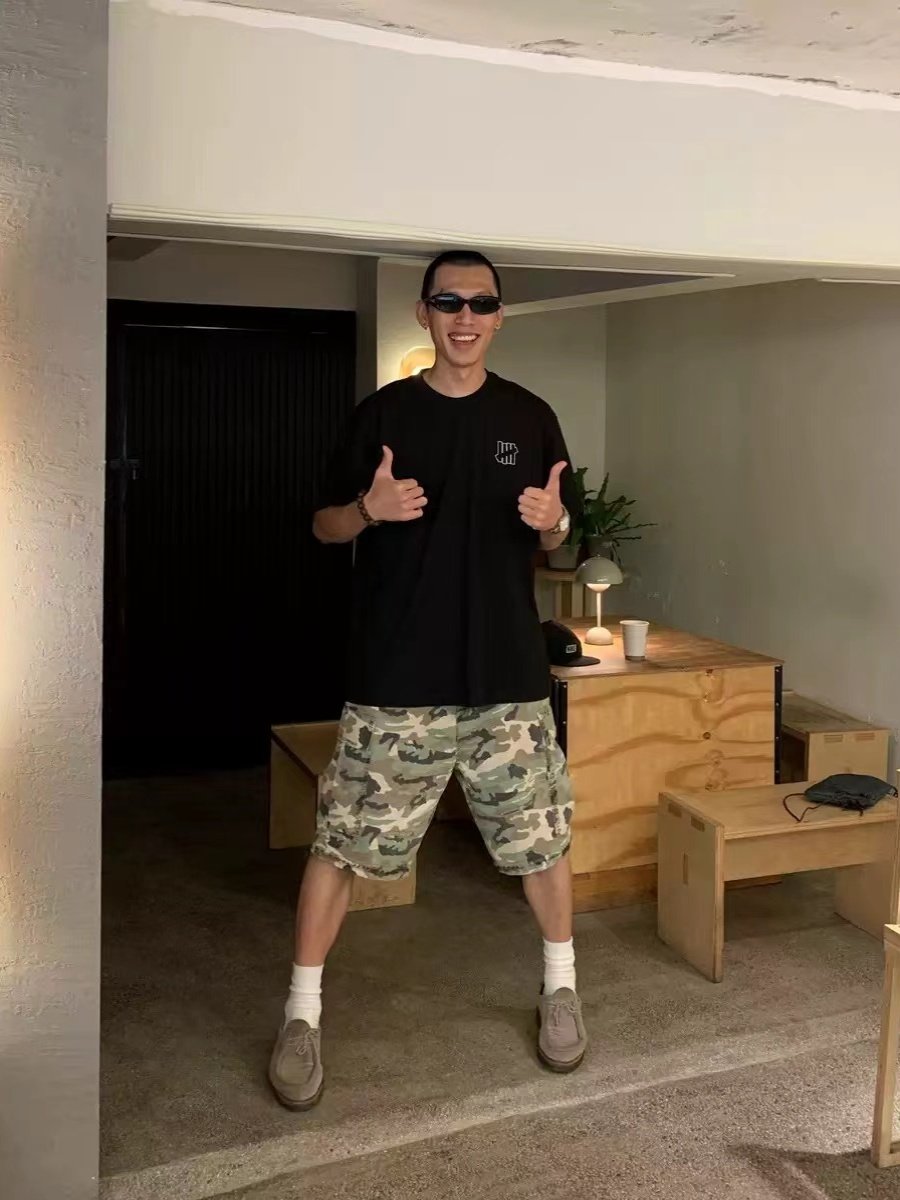 Jorts Cargo Camuflaje Denim Cortos Táctico