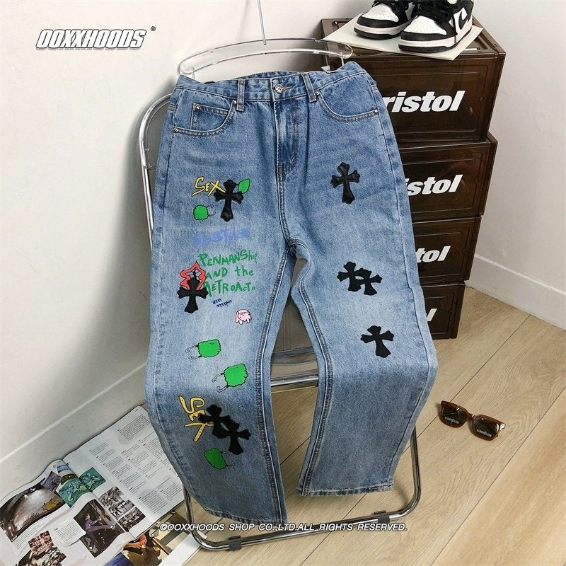 Pantalones Chrome Hearts Diseño Urbano