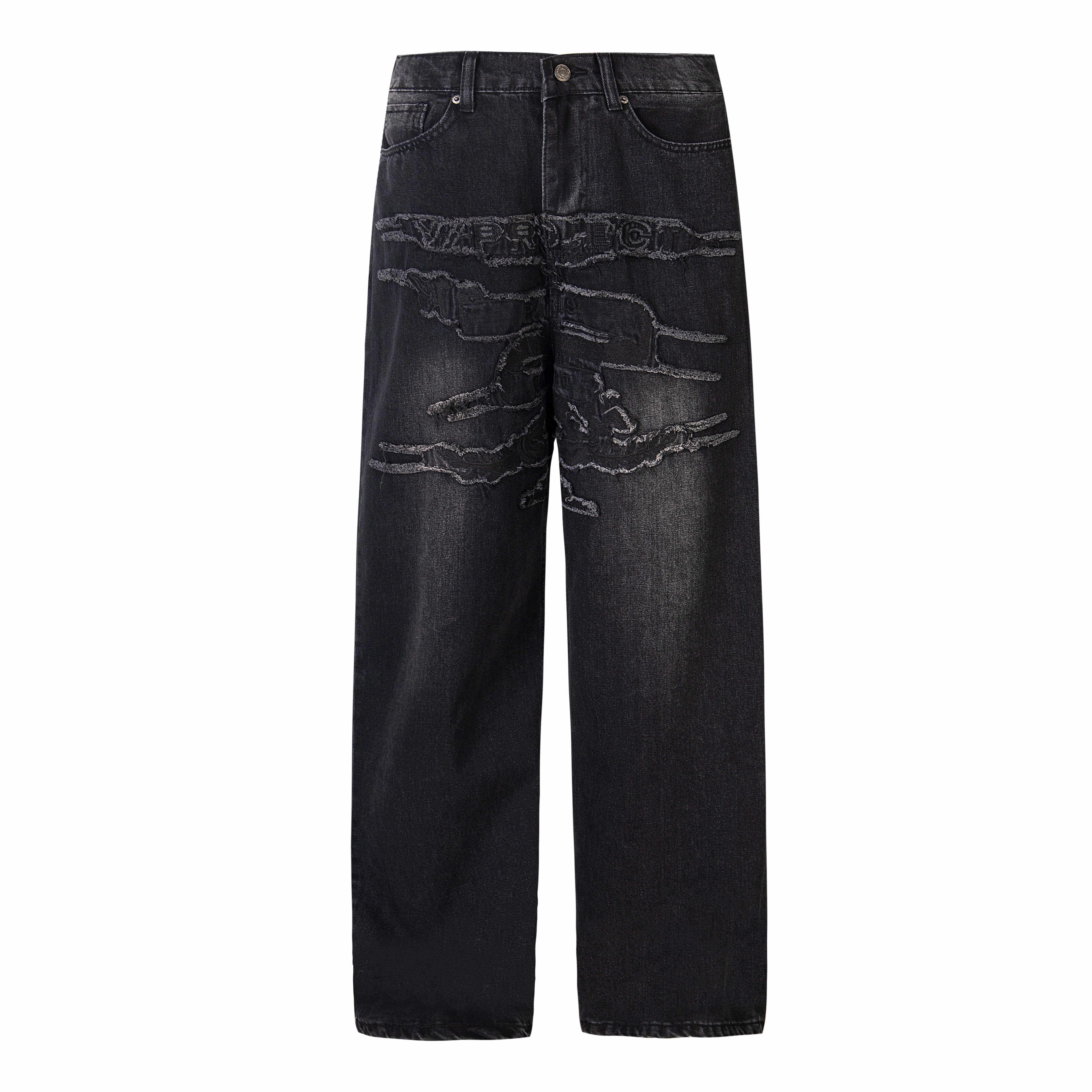 Jeans Y/Project 23FW Parches Bordados Imagen secundaria del producto