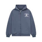 Chaqueta con Capucha Clásica Estampada – Hoodie Urbana con Forro Polar y Estilo Multilínea