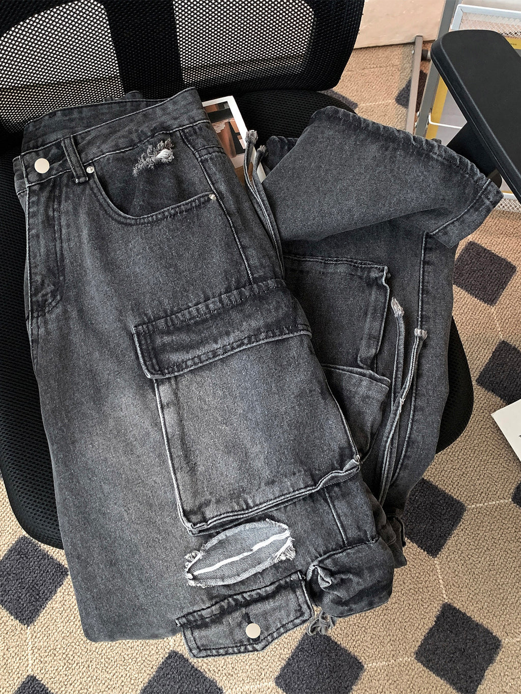 Jeans Baggy Holgados Denim Streetwear