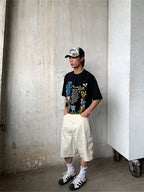 Jorts Cargo Denim Cortos Streetwear