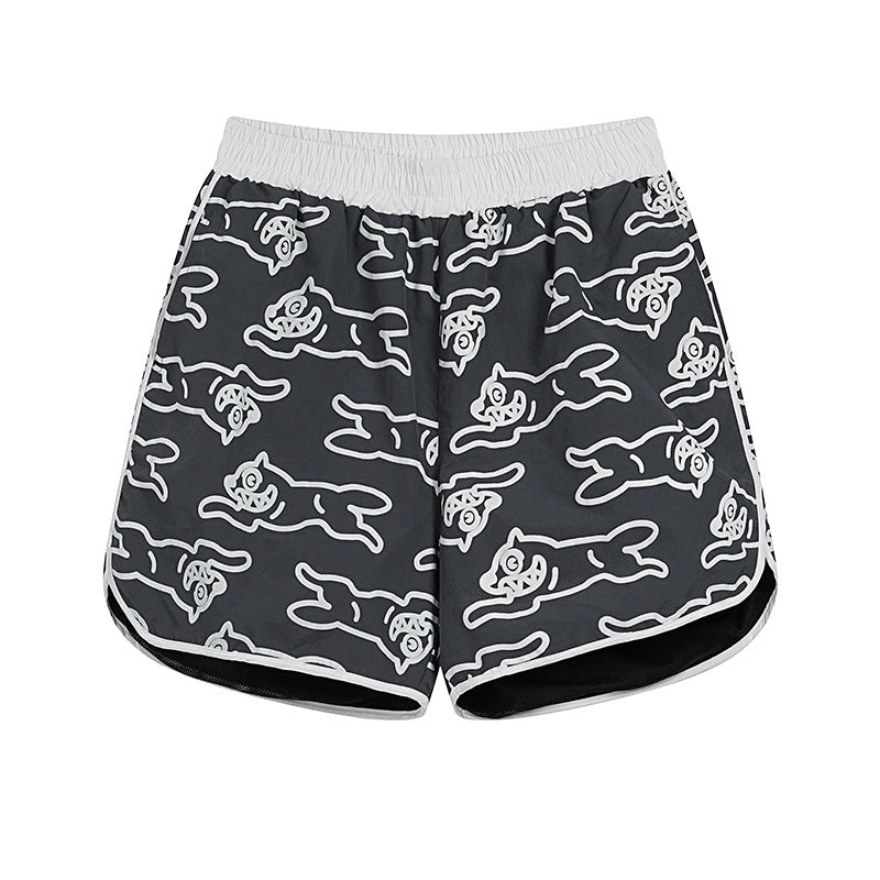 Shorts Deportivos Estampado Completo Verano