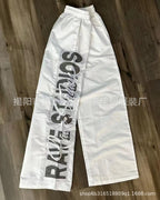 Pantalones Deportivos Casuales Retro Americano