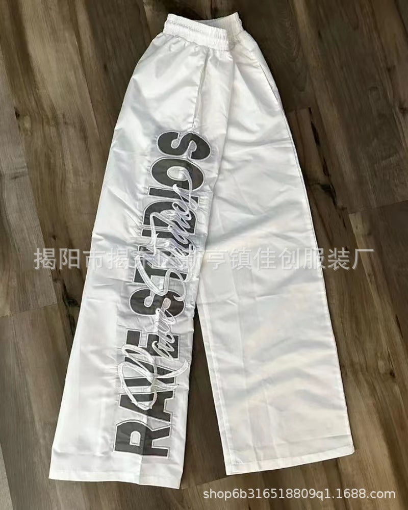 Pantalones Deportivos Casuales Retro Americano