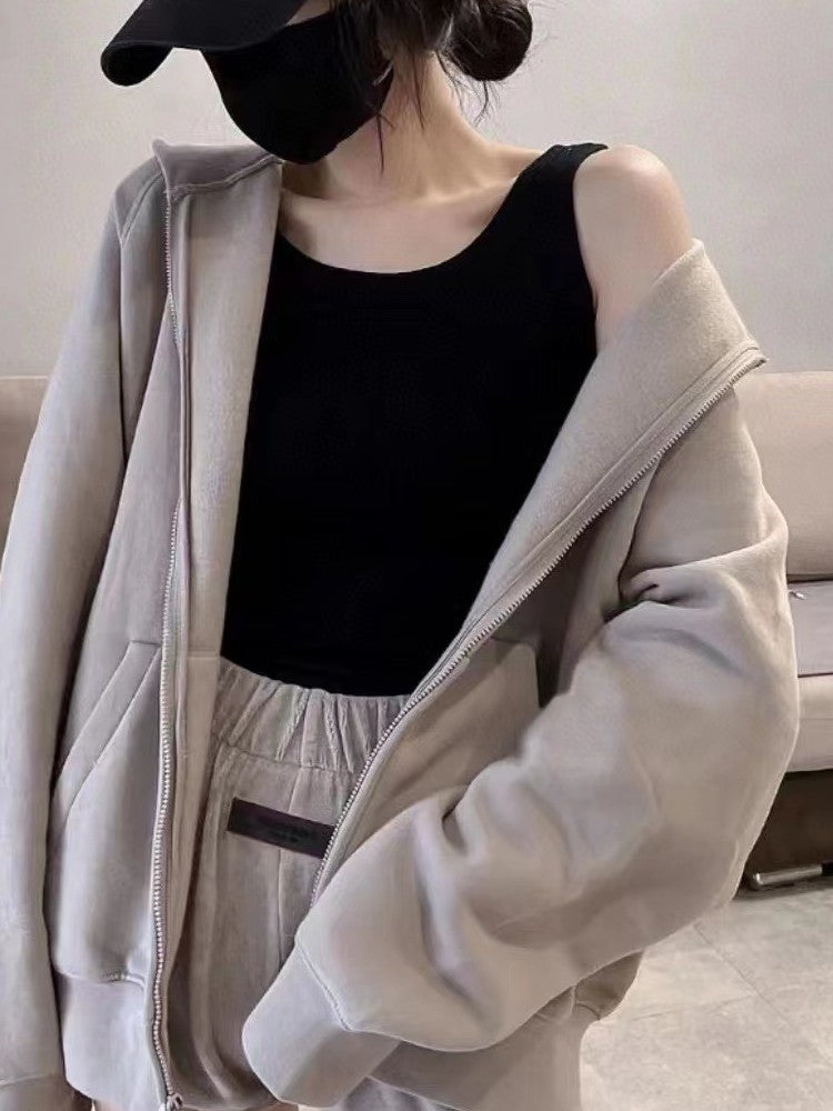 Sudadera Capucha ESS*NTIALS Minimalista Básico