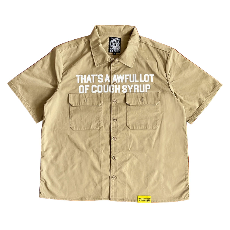 Camisa Casual Estampado Monograma Jarabe