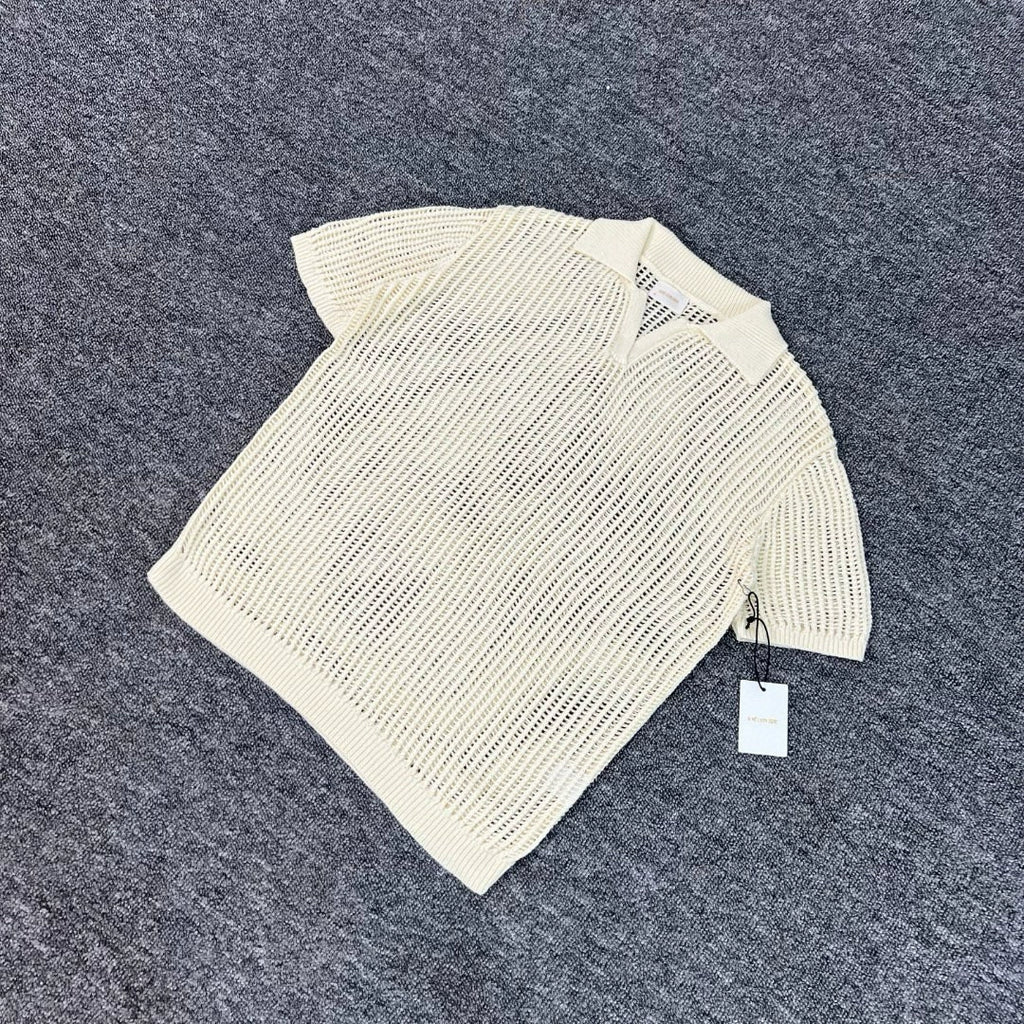 Polo Retro Recortado Punto Manga Corta