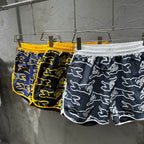 Shorts Deportivos Estampado Completo Verano