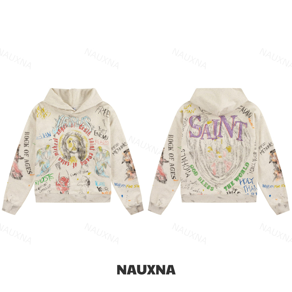 Sudadera Capucha SA*NT M Streetwear Urbano