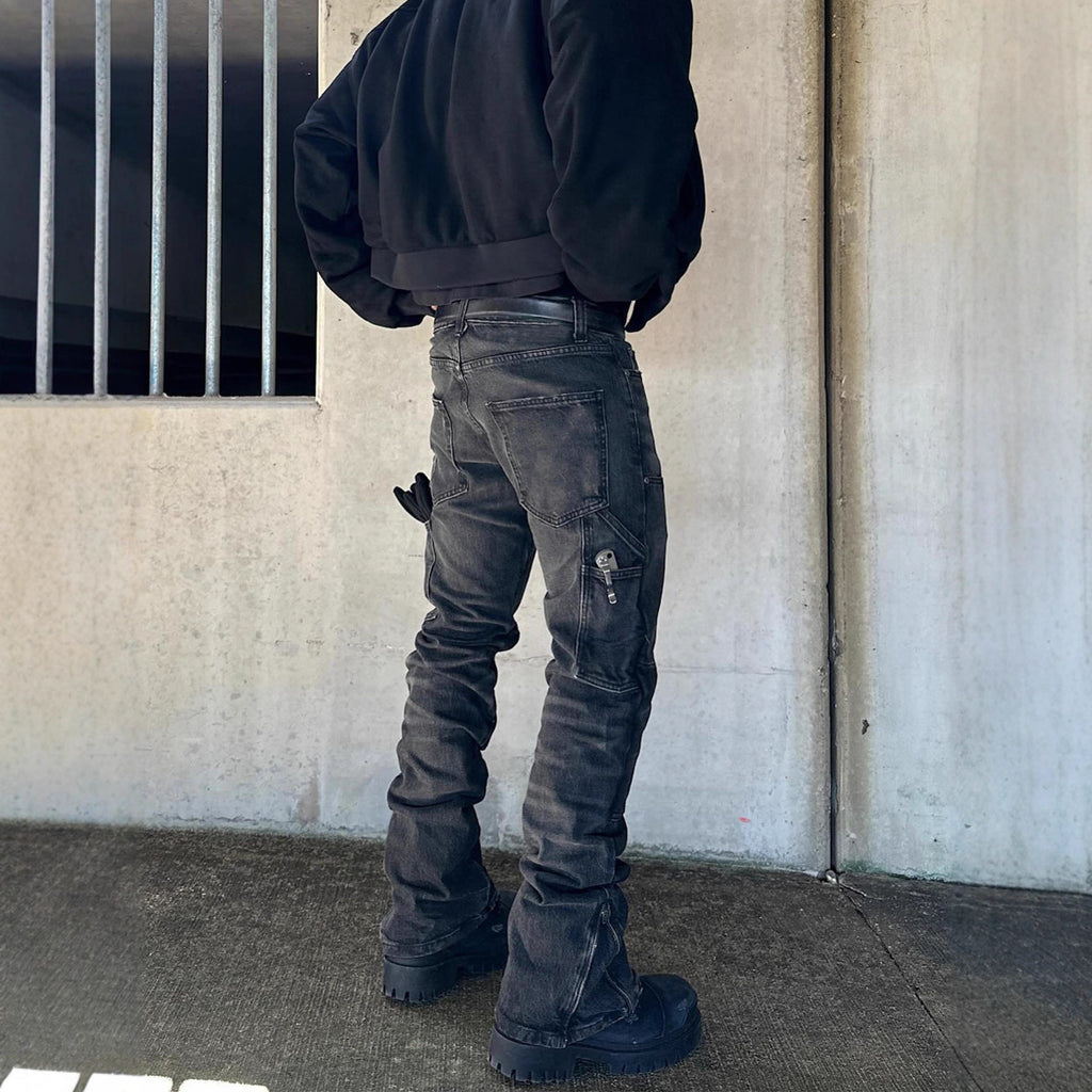 Jeans Negros Hombre High Street