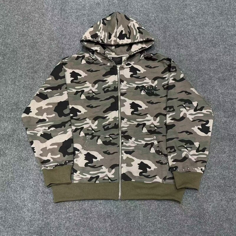 Sudadera Capucha Cremallera S*NA Streetwear Imagen secundaria del producto