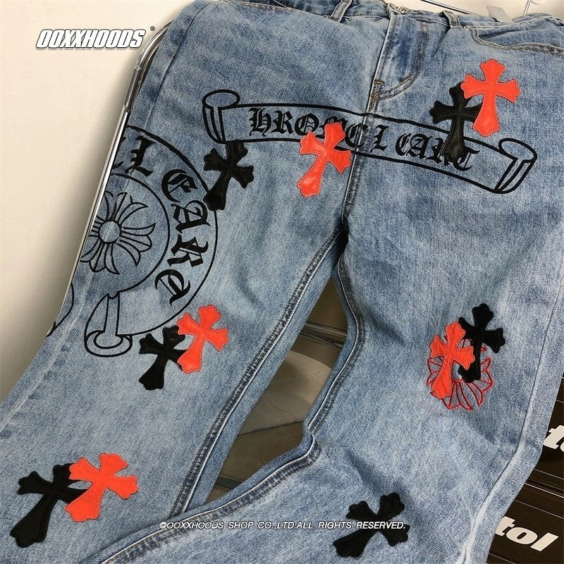 Pantalones Chrome Hearts Diseño Urbano