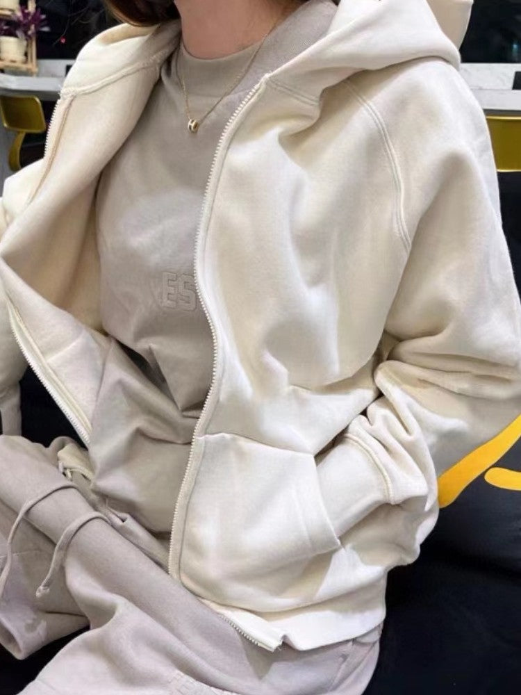 Sudadera Capucha ESS*NTIALS Minimalista Básico