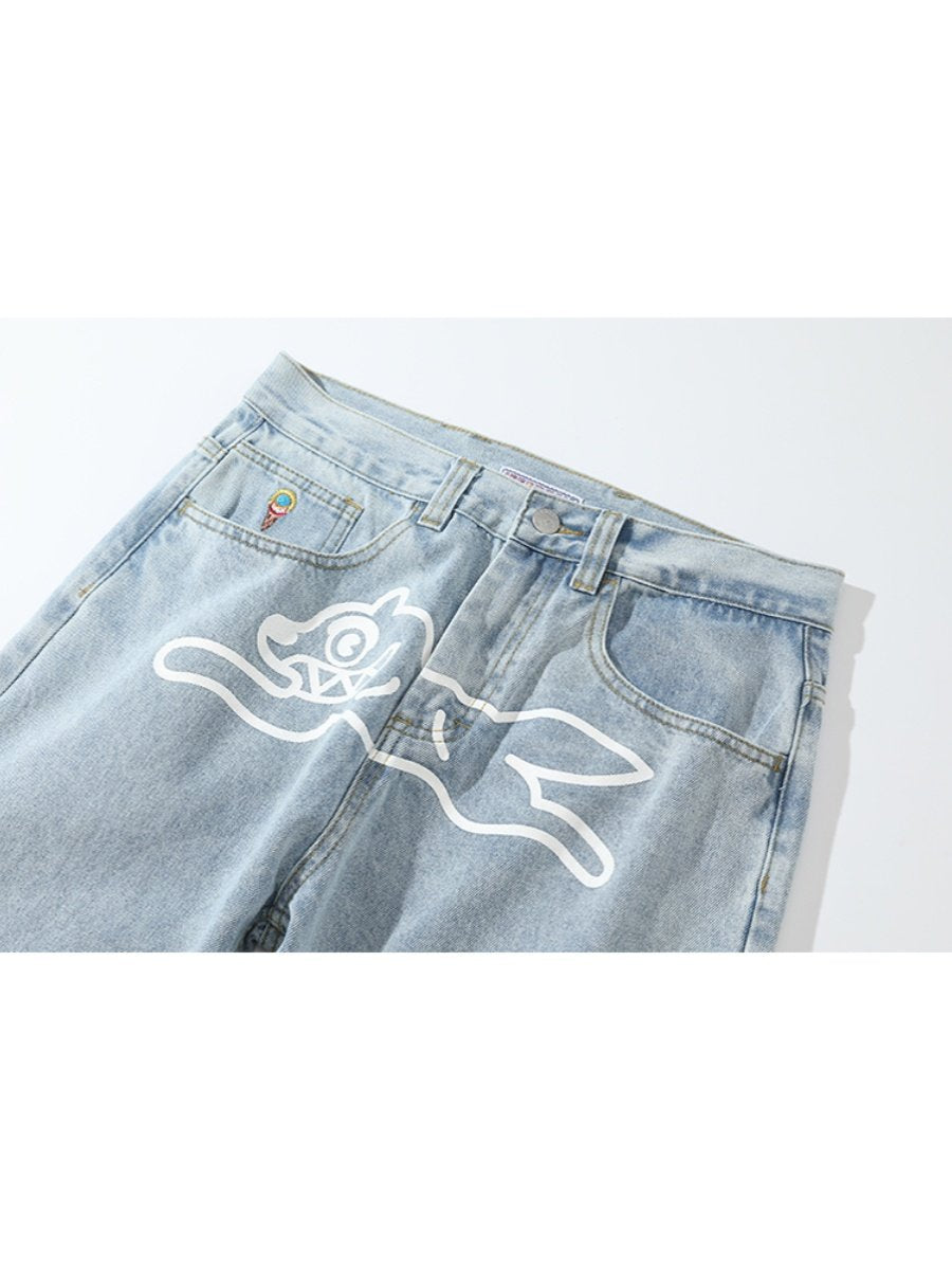 Jeans CE en Tono Crema