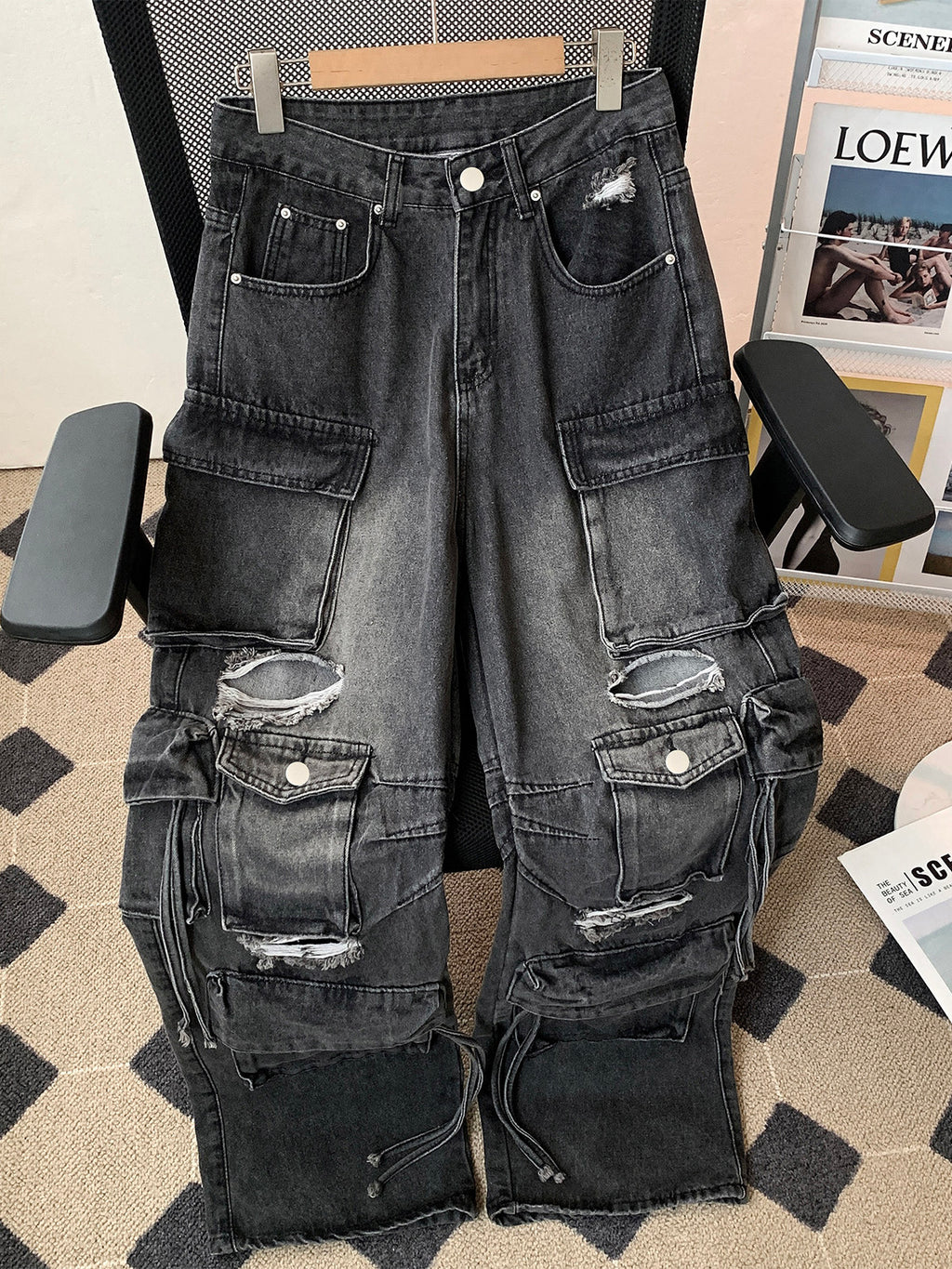 Jeans Baggy Holgados Denim Streetwear