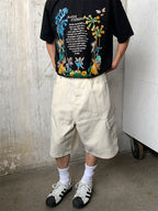 Jorts Cargo Denim Cortos Streetwear