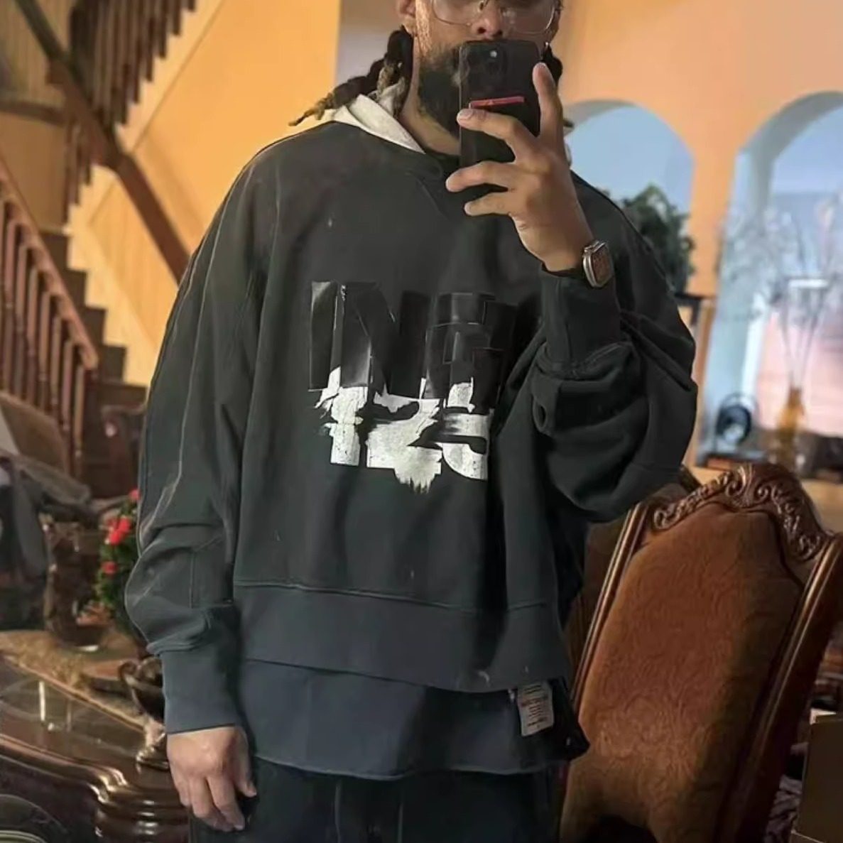 Sudadera Capucha RRR123 Streetwear Urbano