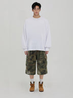 Jorts Cargo Camuflaje Denim Cortos Táctico