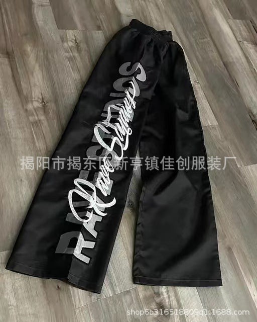 Pantalones Deportivos Casuales Retro Americano