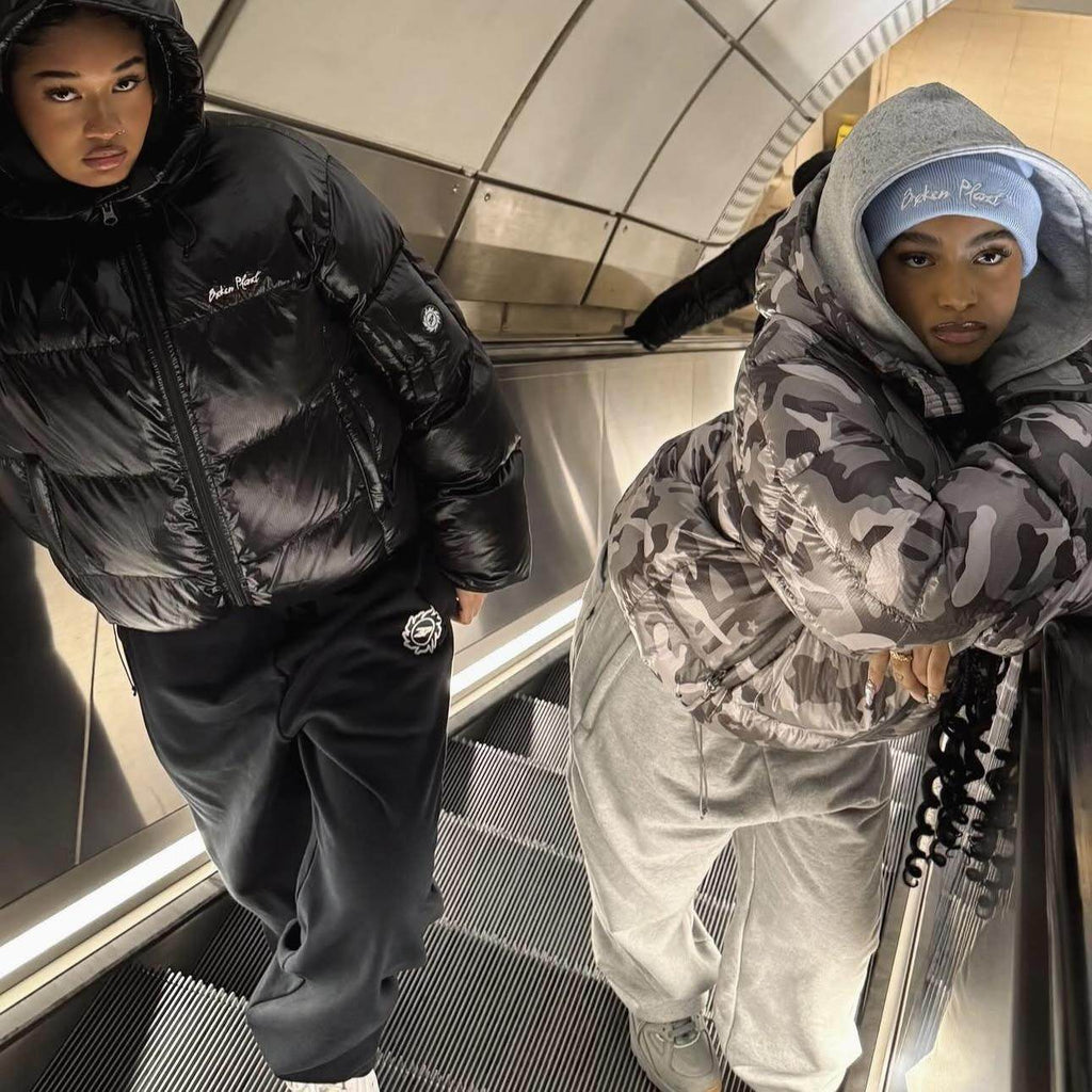 Chaqueta Puffer Broken Planet Plumas