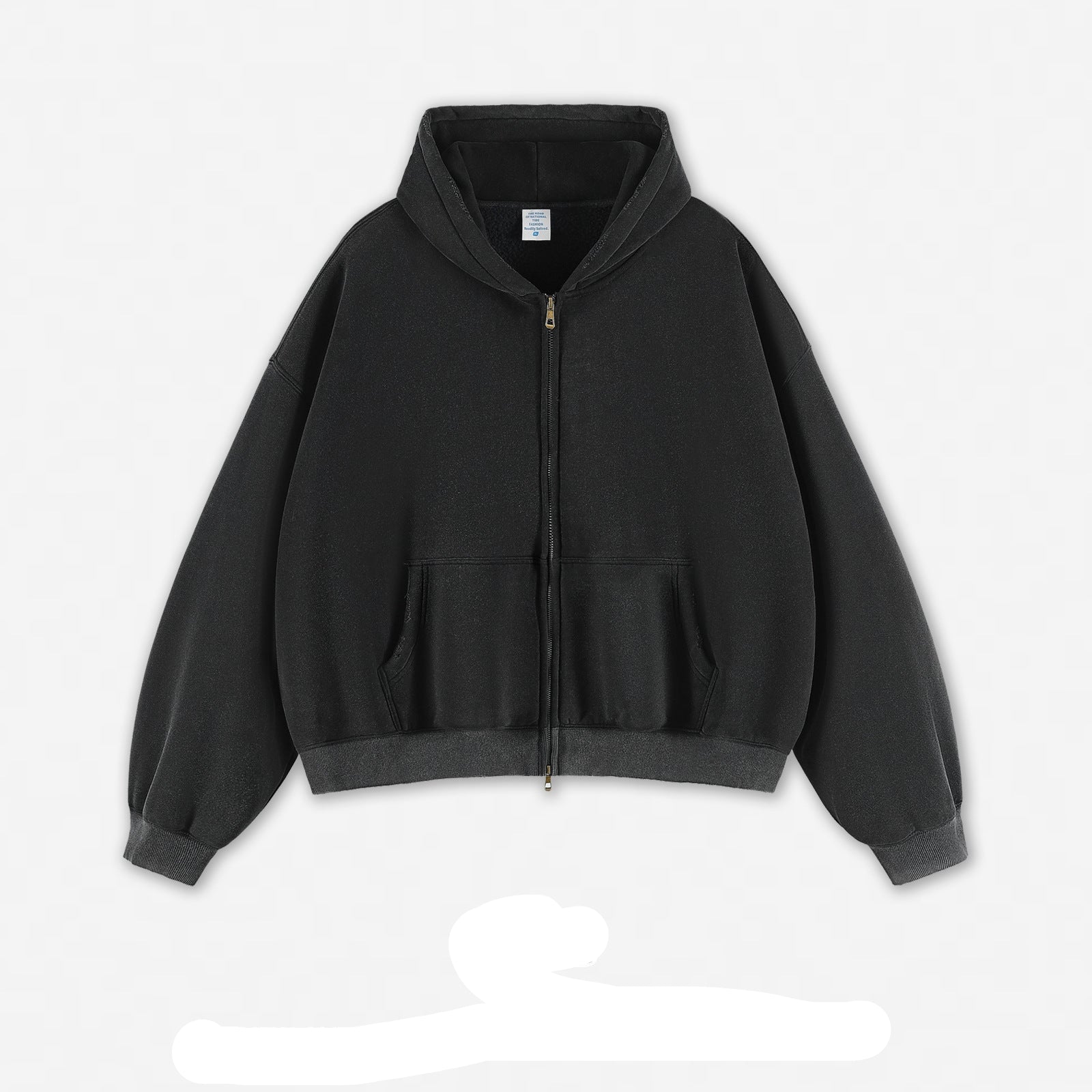 Sudadera Capucha Cremallera Blank Personalizable Imagen principal del producto