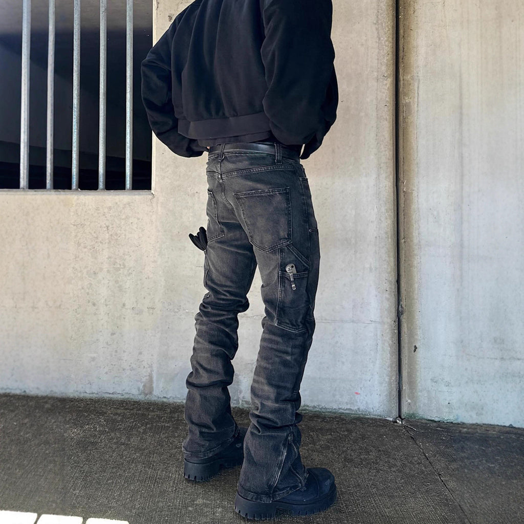 Jeans Negros Hombre High Street