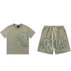 Traje americano casual y chic de manga corta