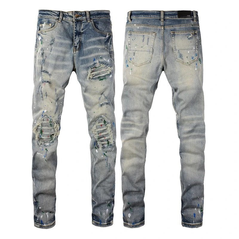 Jeans AMIRI Estilo Urbano Moderno