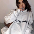 Sudadera Capucha ESSENT*ALS Minimalista Básico