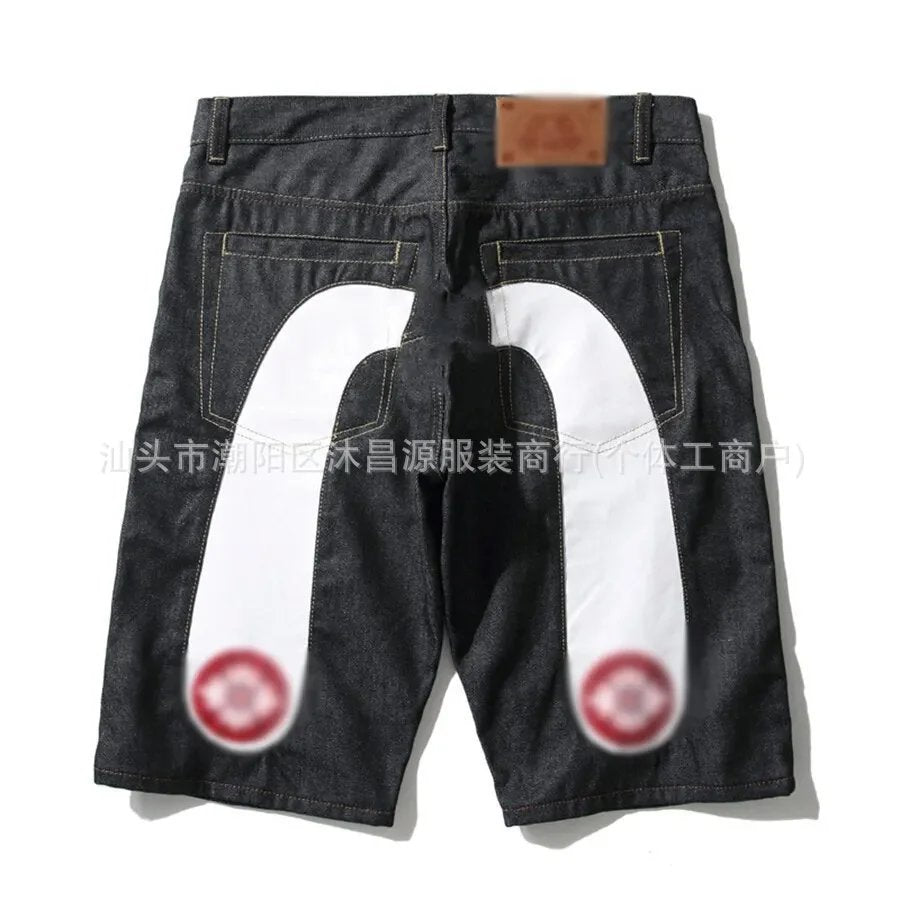 Jeans Hip Hop Impresos Retro Denim Streetwear