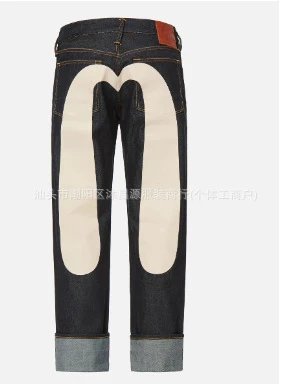 Jeans Hip Hop Impresos Retro Denim Streetwear