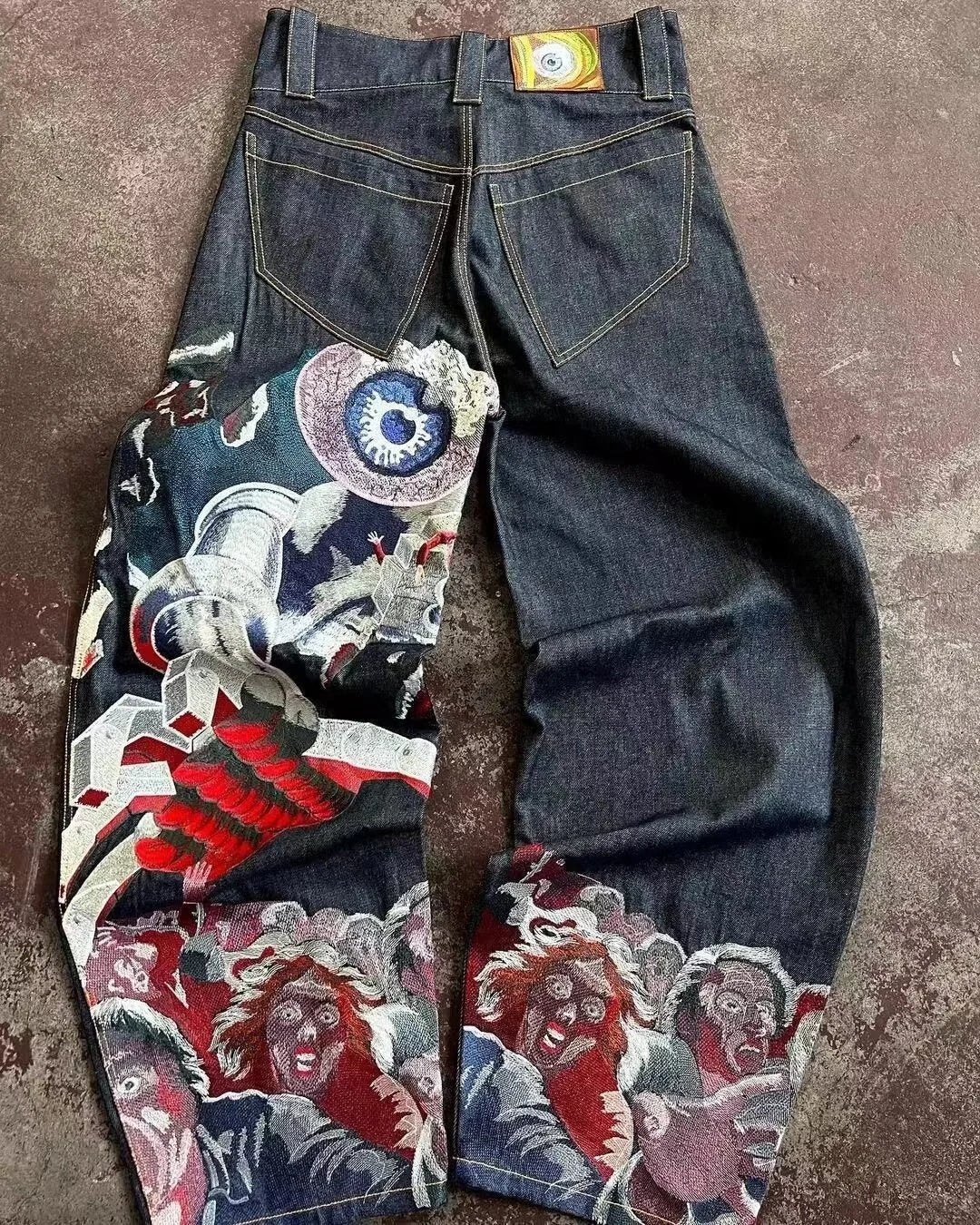 Jeans Gráficos Estilo Urbano Moderno